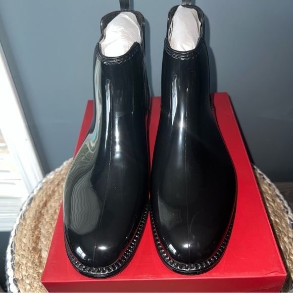 Henry Ferrera Marsala Plaid Rain Boots - Picture 4 of 7